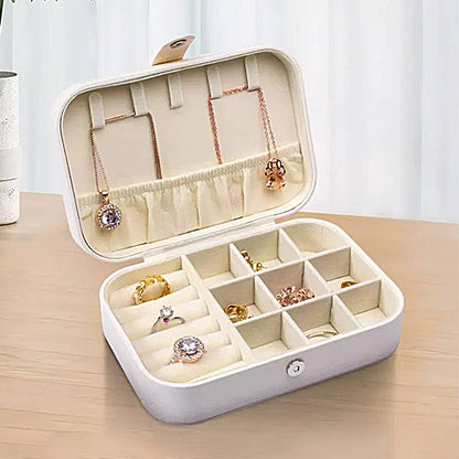 Faux Leather Portable Jewelry Box (3 Colors)