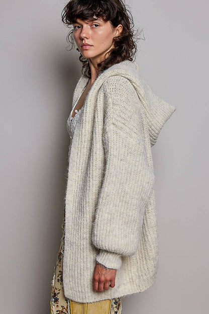 Cozy Escape Hooded Cardigan