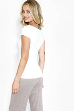 Load image into Gallery viewer, Cap Sleeve Scoop Neck Top
