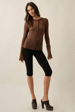 Load image into Gallery viewer, The Brynn Lace Henley Top
