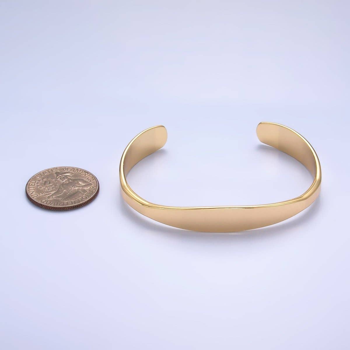 24K Gold Filled Minimalist Band Cuff