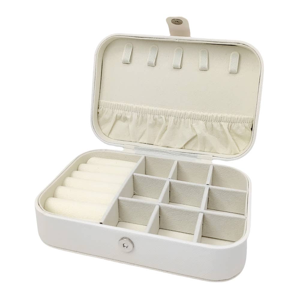 Faux Leather Portable Jewelry Box (3 Colors)