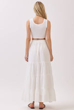 Load image into Gallery viewer, Coconut Tiered Maxi Skirt
