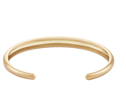 18K Gold Dome Cuff Bracelet