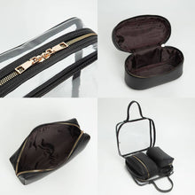 Load image into Gallery viewer, Transparent Travel Cosmetic Bag Set
