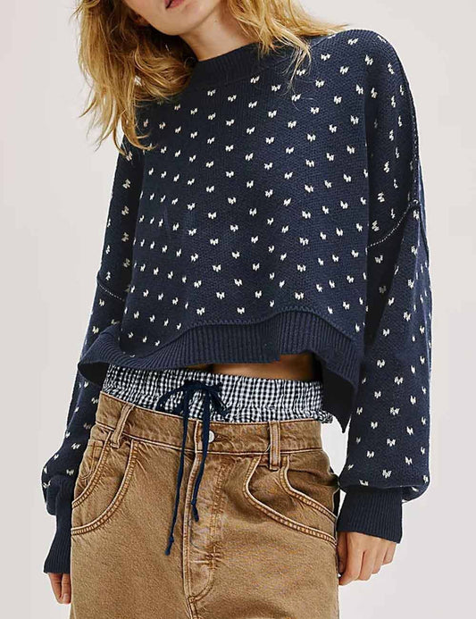 Nova Butterfly Jacquard Sweater