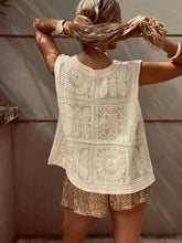 Load image into Gallery viewer, Ava V-Neck Embroidered Vest Top
