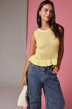 Load image into Gallery viewer, Ciara Knit Peplum Top (2 Colors)
