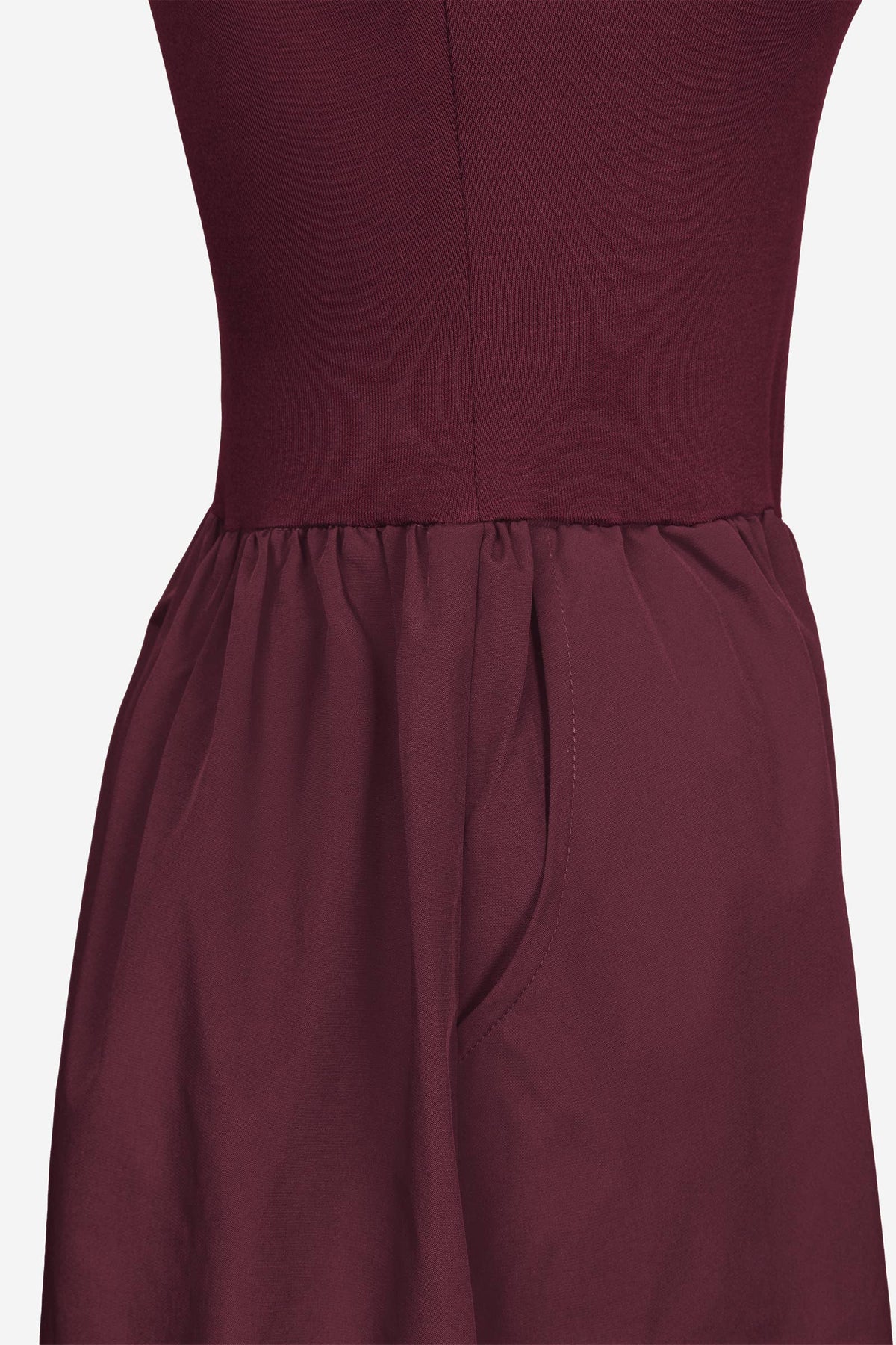 The Margo Sleeveless Mock Neck Midi Dress