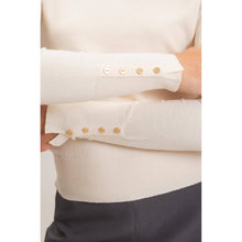 Load image into Gallery viewer, Crew Neck Sweater With Ribbed Hem (2 Colors)
