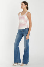 Load image into Gallery viewer, Striped Ribbed Tank Top
