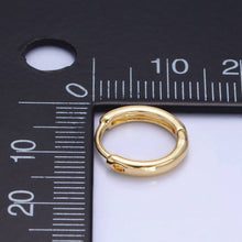 Load image into Gallery viewer, 14K Gold Filled 13mm Minimalist Huggie Earrings
