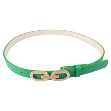 Load image into Gallery viewer, LINK DESIGN BUCKLE SKINNY BELT
