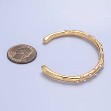 Load image into Gallery viewer, 24K Gold Filled Shell Pearl Dotted Cuff Bracelets

