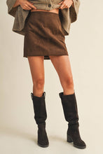 Load image into Gallery viewer, The Sutton Suede Mini Skirt
