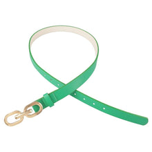 Load image into Gallery viewer, LINK DESIGN BUCKLE SKINNY BELT
