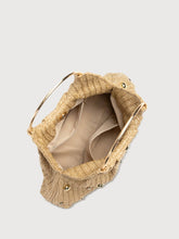 Load image into Gallery viewer, Golden Coast Raffia Stud Bag
