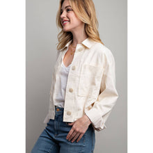 Load image into Gallery viewer, Linen Crop Jacket
