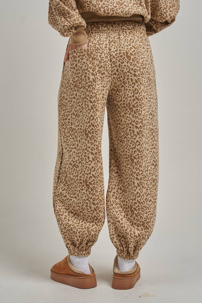 Wild Side Leopard Joggers
