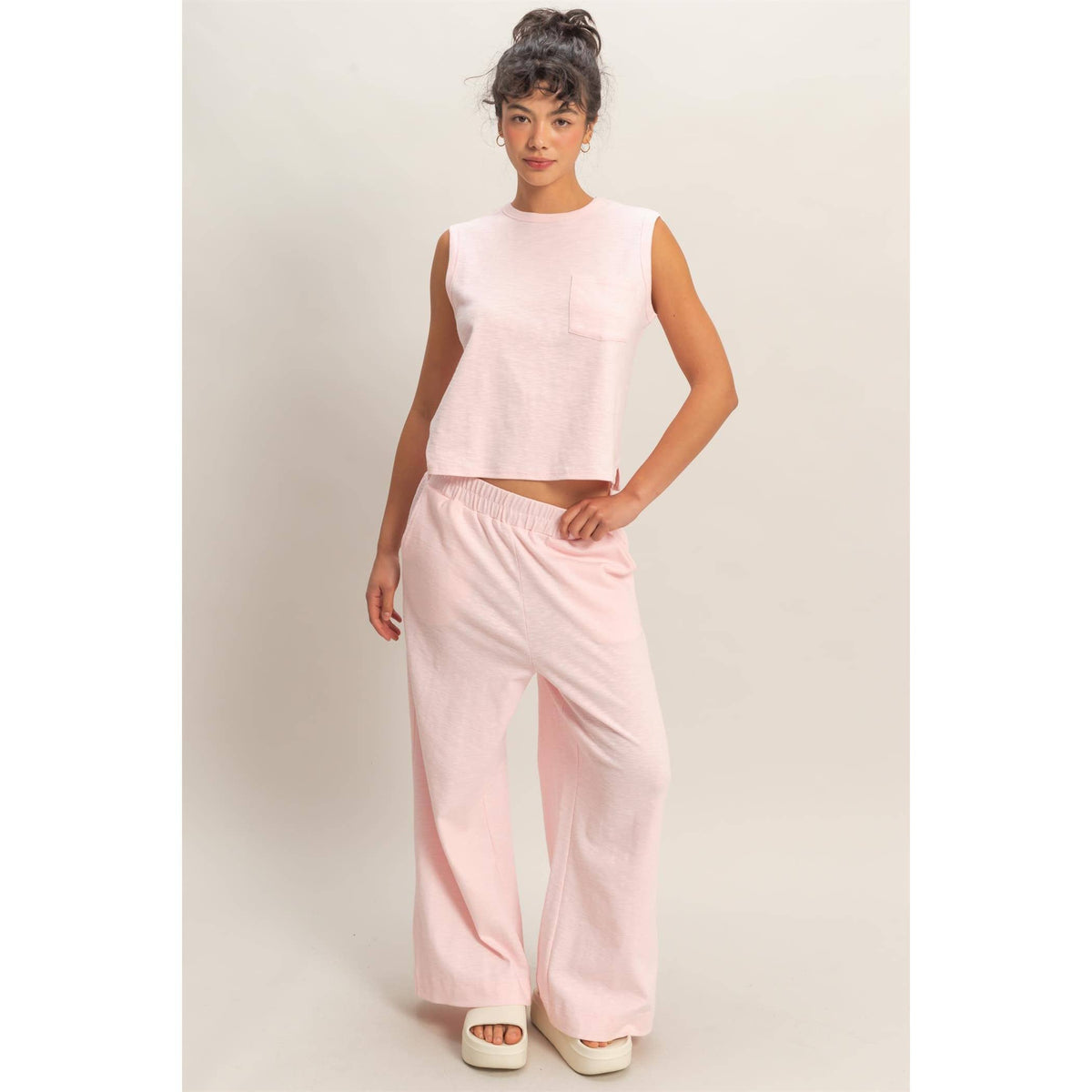 Pocket Cotton Tank (5 Colors)