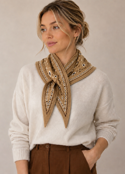 Handkerchief Pull Through Scarf (4 Colors)