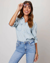 Load image into Gallery viewer, The Soft Denim Button Down (2 Colors)
