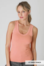 Load image into Gallery viewer, Vintage Reversible Ribbed Tank (5 Colors)
