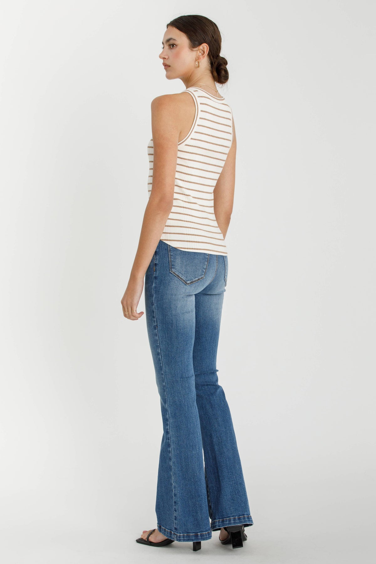 Striped Ribbed Tank Top