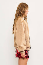Load image into Gallery viewer, Vera Faux Fur Bomber Jacket
