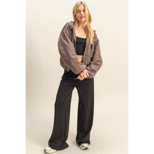 Load image into Gallery viewer, Skylar Hooded Zip-Up Jacket (2 Colors)
