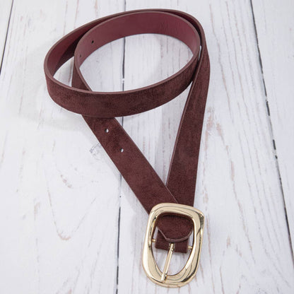 Faux Suede Belt