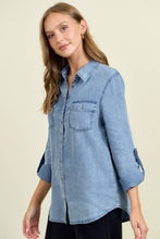 Load image into Gallery viewer, Emerson Denim Button Down Shirt

