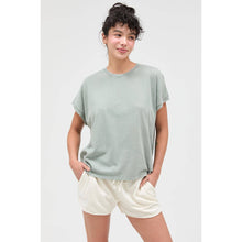 Load image into Gallery viewer, Capped Sleeve Mineral Wash T-Shirt (4 Colors)
