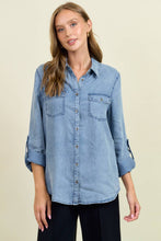 Load image into Gallery viewer, Emerson Denim Button Down Shirt
