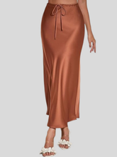 Load image into Gallery viewer, Audrey Satin Drawstring Skirt
