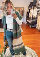 Load and play video in Gallery viewer, Joplin Stripe Knit Kimono
