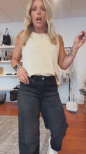Load and play video in Gallery viewer, Alex Mid Rise Crop Wide Leg
