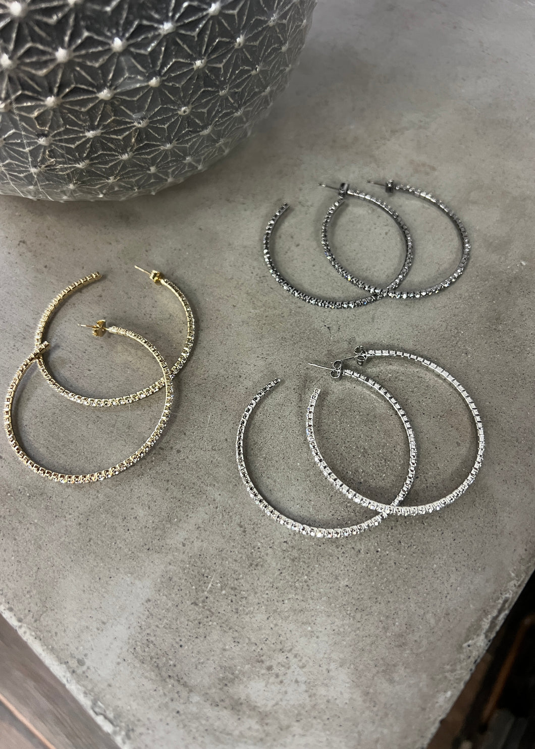 Stud Hoop (3 Colors)