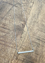 Load image into Gallery viewer, Silver Bar Necklace
