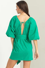 Load image into Gallery viewer, Balloon Sleeve Wrap Dress (2 Colors)
